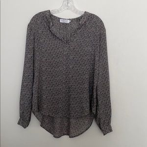 Velvet Graham Spencer Print Blouse